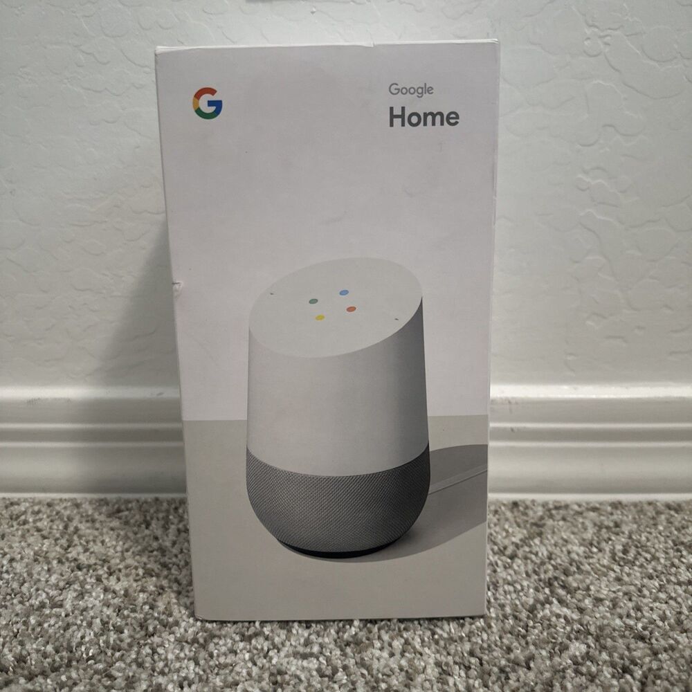 Factory Sealed-Google-Home-Smart Speaker-White-GA3A00417A14 Brand New Sealed